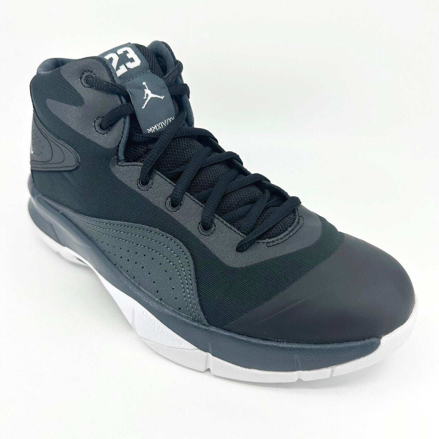 Jordan Court Vision OO Black White Classic Charcoal Mens Sneakers 684835 004