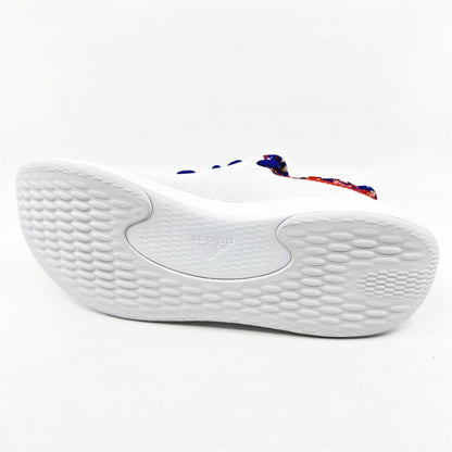 Adidas Cloudfoam Pure SPW Cloud White Orange Red Womens Athletic Sneakers