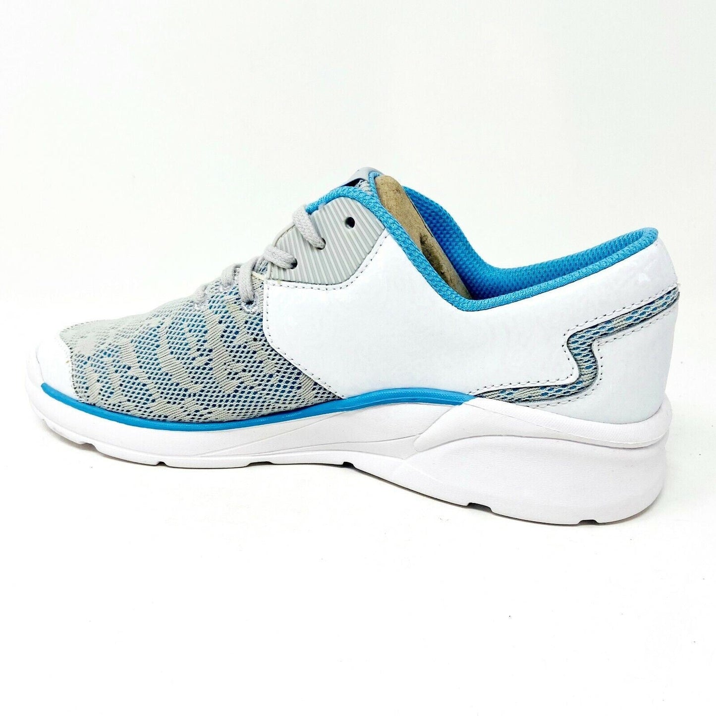 Supra Noiz White Oil Slick Womens Size 9.5 Casual Sneakers 98026 160