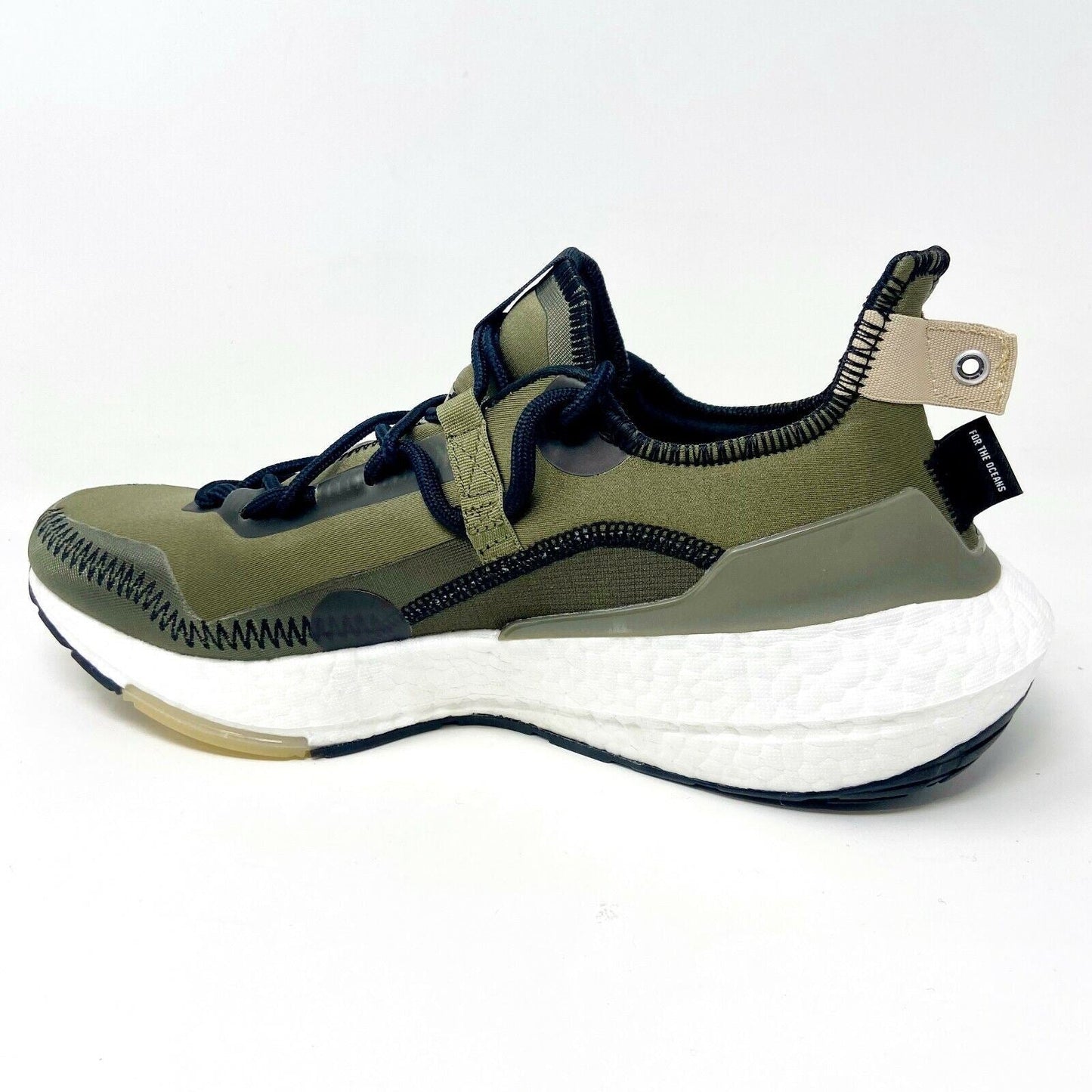 Adidas UltraBoost 21 x Parley Focus Olive Mens Size 8.5 Running Sneakers G55649