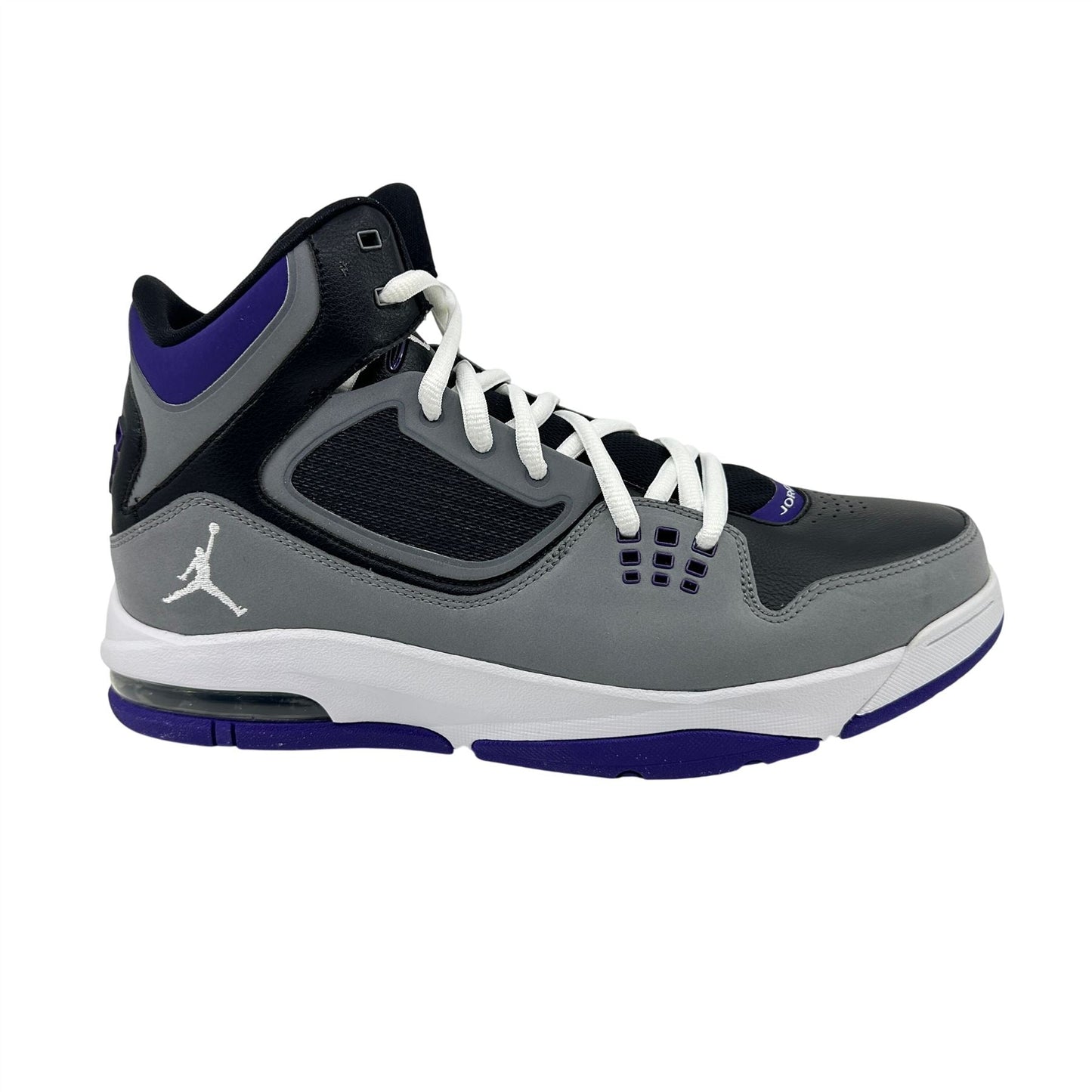 Jordan Flight 23 RST Black White Grey Purple Mens Athletic Sneaker