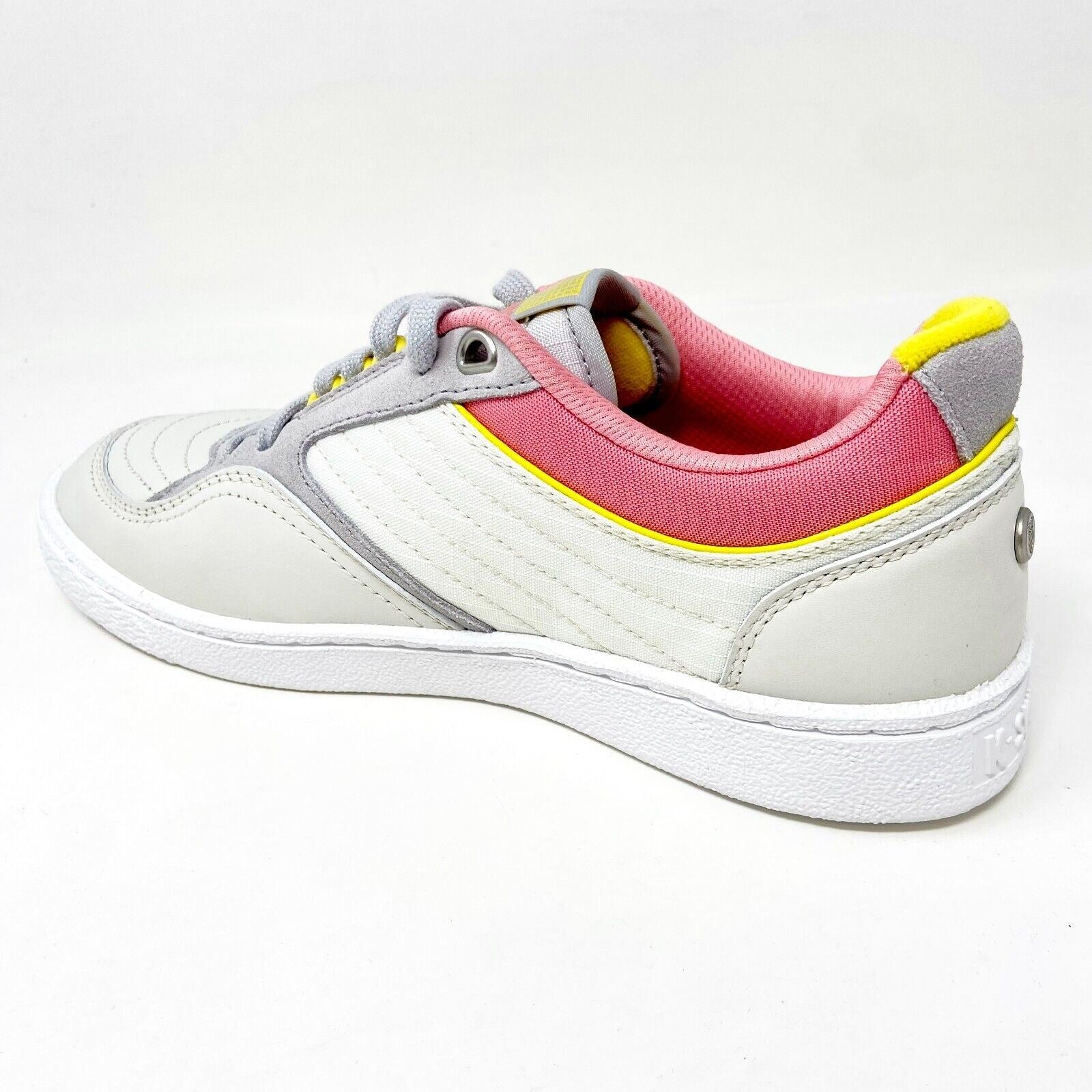 K-Swiss Ambassador Elite Lily White Flamingo Womens Size 8 Sneakers 96992 199