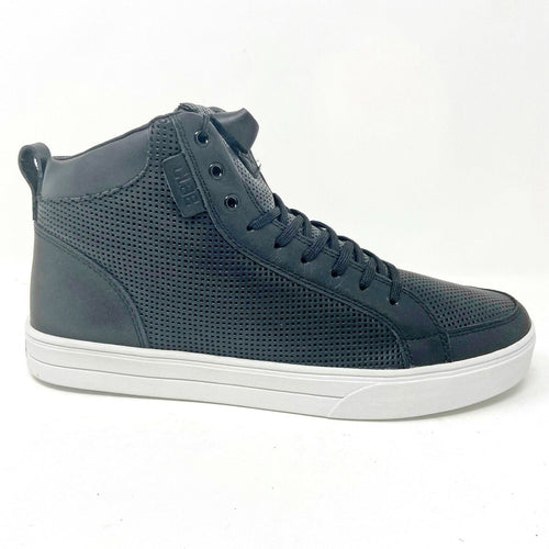 Clae Russell 07 Black Perf Leather Mens Casual Sneakers