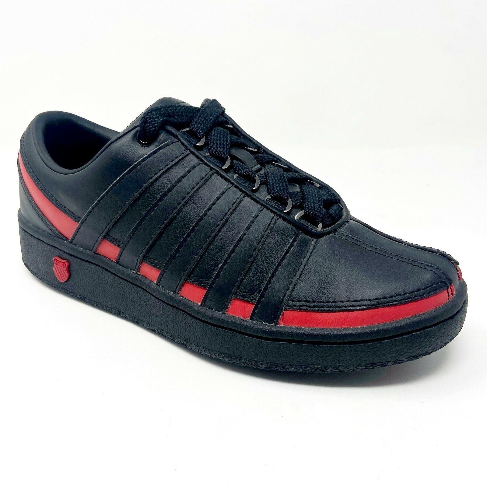 K-Swiss Ramli Black Red Child  Kids Casual Sneakers 8485004