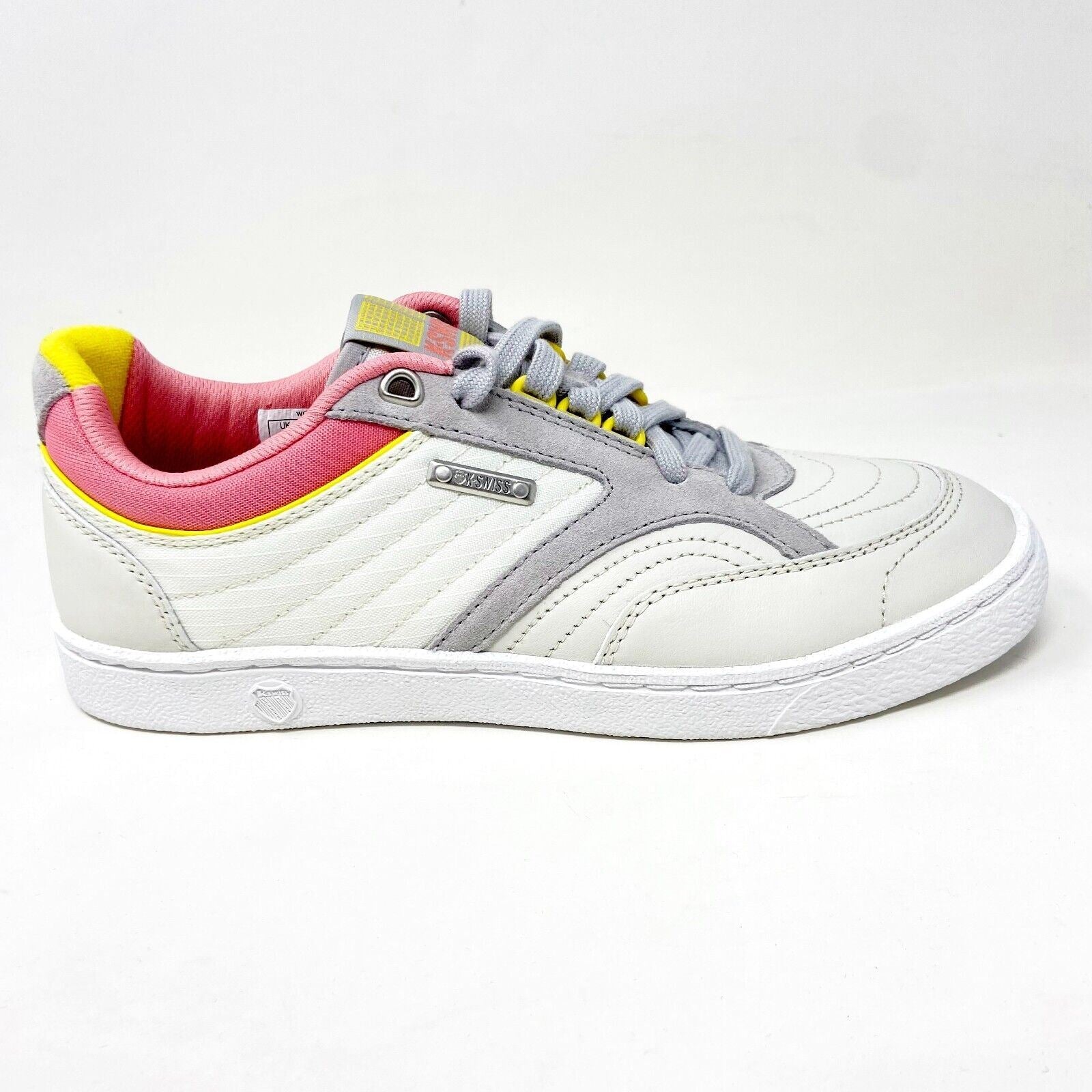 K-Swiss Ambassador Elite Lily White Flamingo Womens Size 8 Sneakers 96992 199