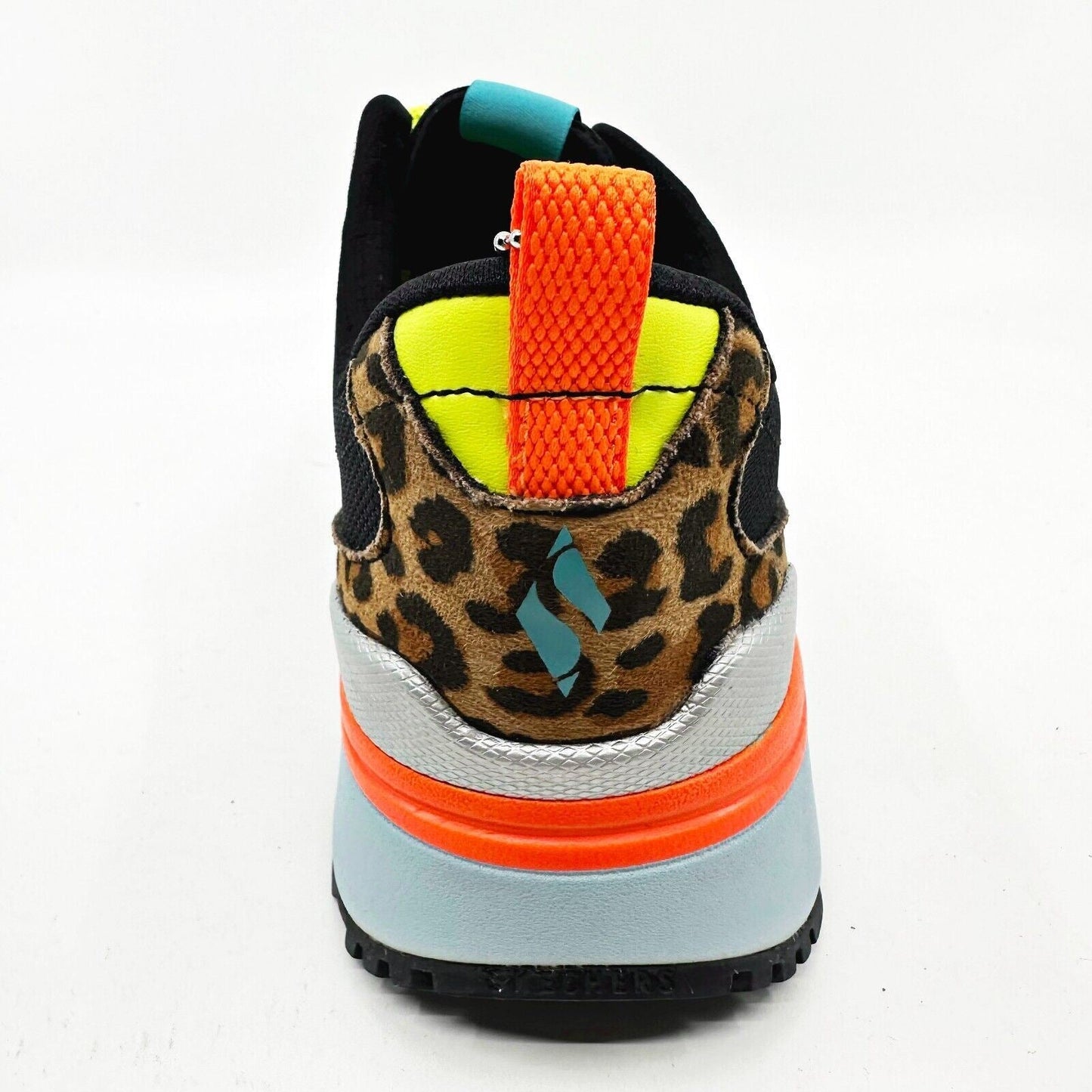 Skechers Sunny Street Animal Energy Blue Womens Comfort Athletic Sneakers