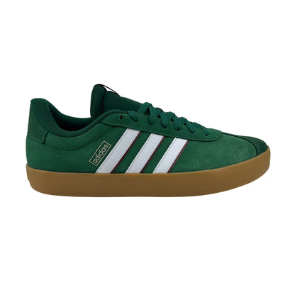 Adidas VL Court 3.0 Dark Green White Mens Athletic Sneaker