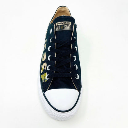 Converse Chuck Taylor All Star Ox Camo Print Black Logo Womens Sneakers 166234F