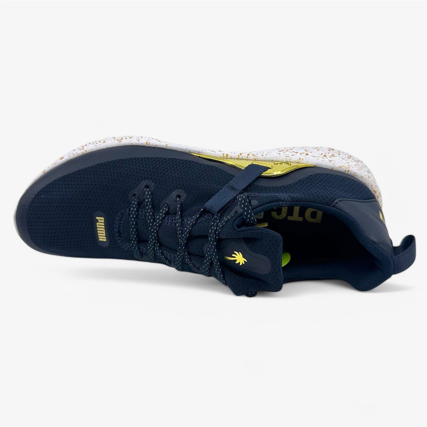 PUMA x PTC Laguna Fusion Navy Blazer Team Gold Womens Spikeless Golf Shoes