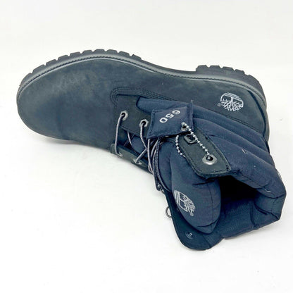 Timberland 6 In Premium Panel Black Waterproof Mens Nubuck Boots 4053