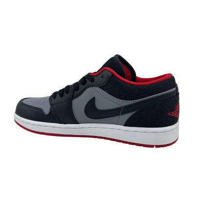 Jordan 1 Low Black Gym Red Cool Grey Mens Athletic Sneaker