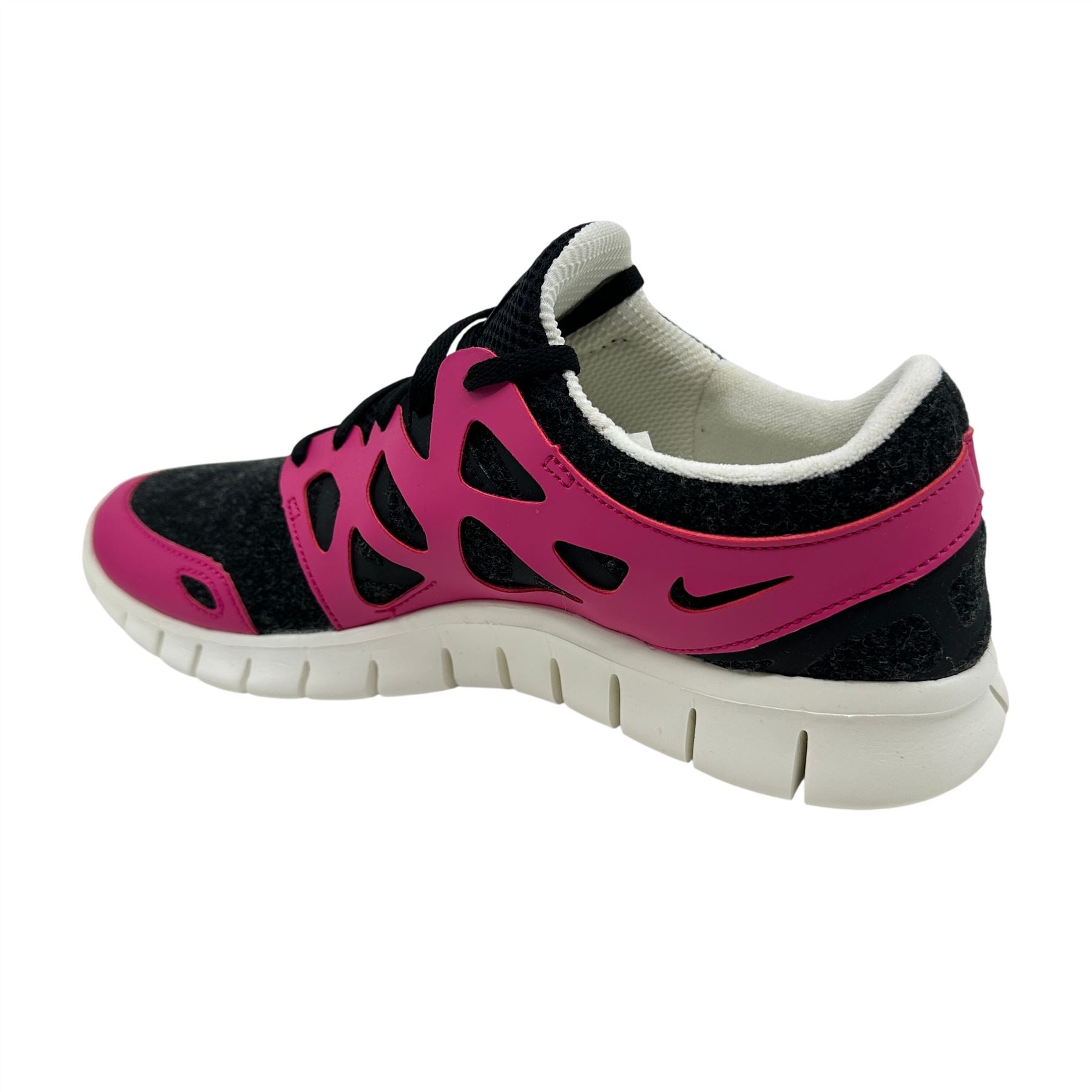 Nike Free Run+ 2 EXT Black Fireberry Womens Athletic Sneaker