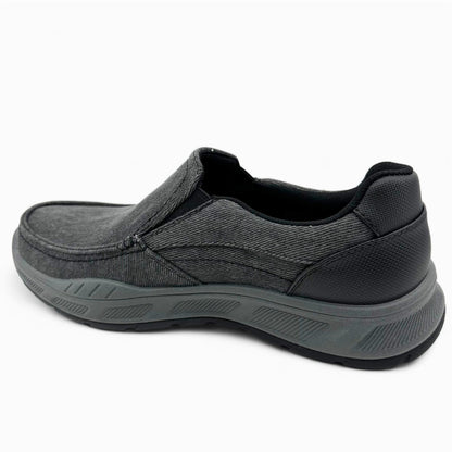 Skechers Cohagen Black Mens Casual Relaxed Fit Slip-On