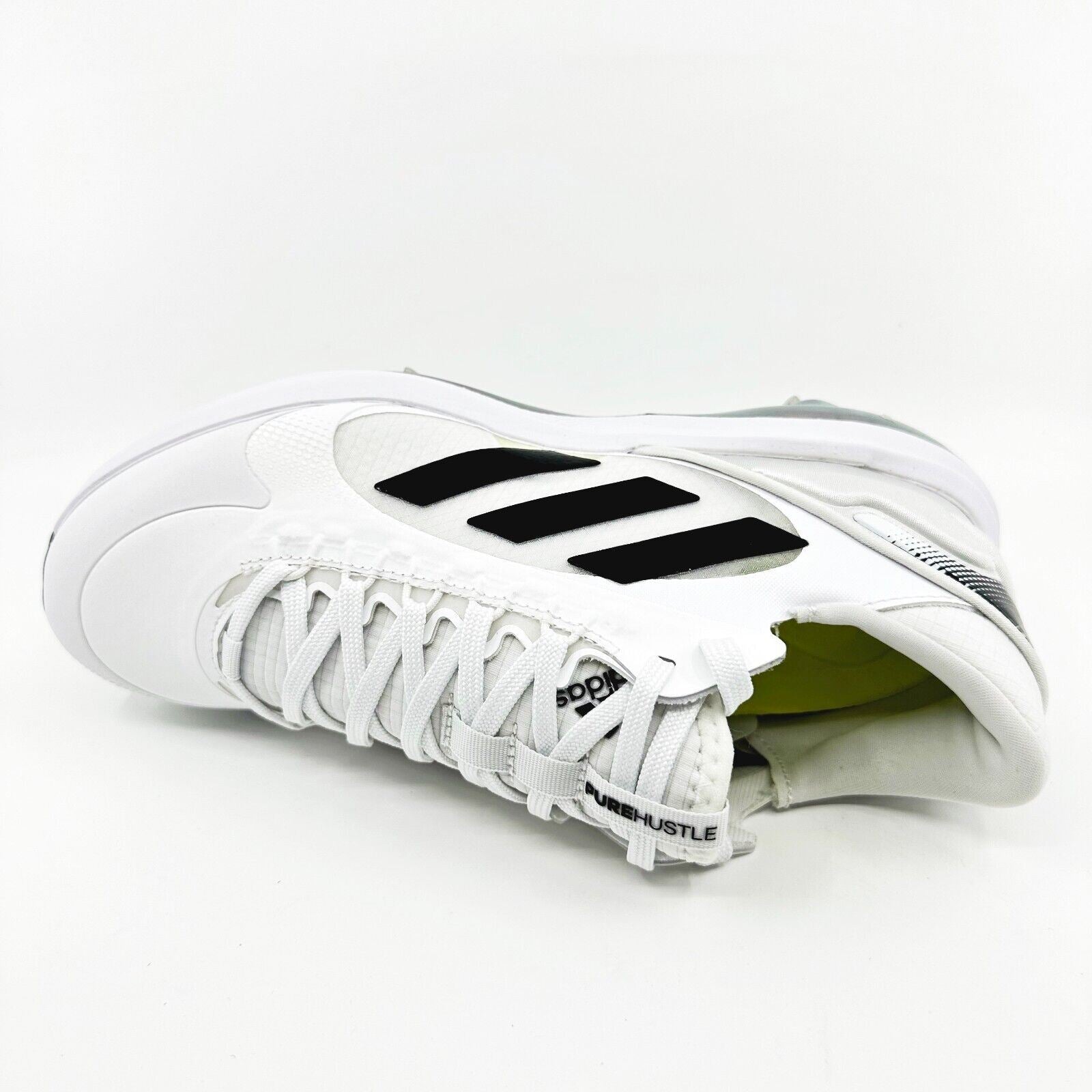 Adidas Purehustle 2 Elite White Black Womens Metal Softball Cleats