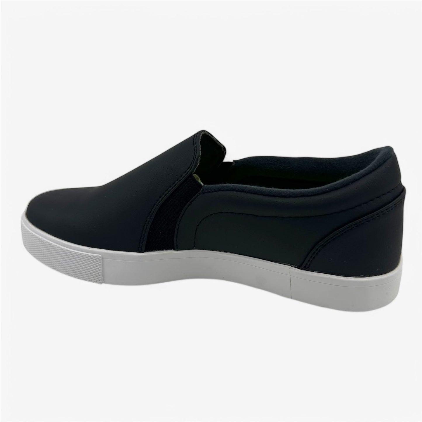 PUMA Tustin Fusion Slip On Black White Womens Spikeless Golf Shoes