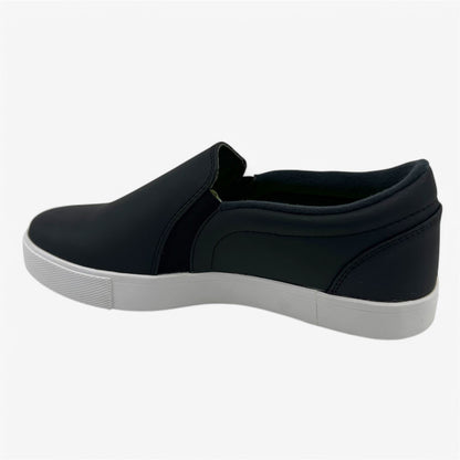 PUMA Tustin Fusion Slip On Black White Womens Spikeless Golf Shoes
