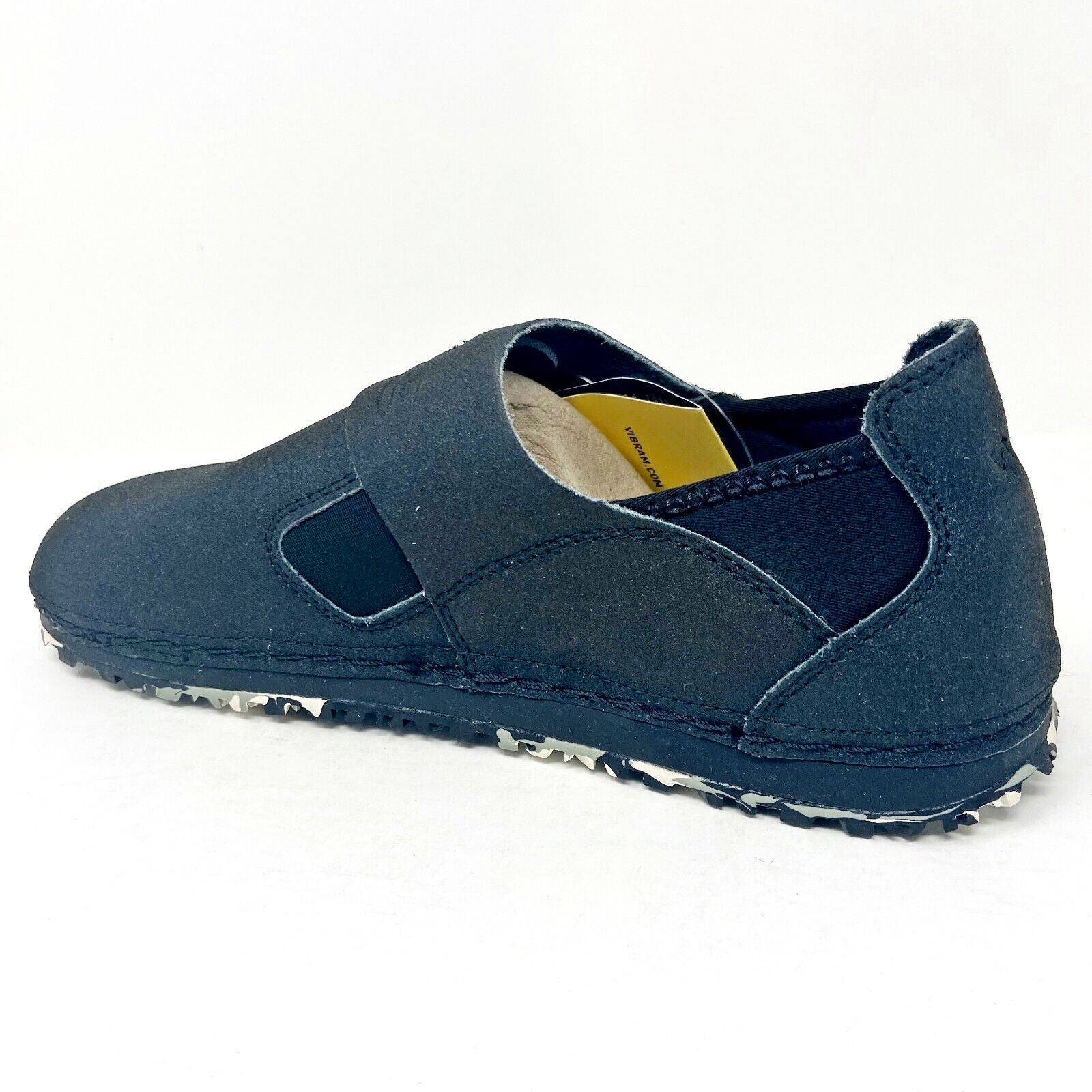 OTZ Shoes Moc MV Leather Radial Duo Black Vibram Womens Slip On Shoes 94117 071