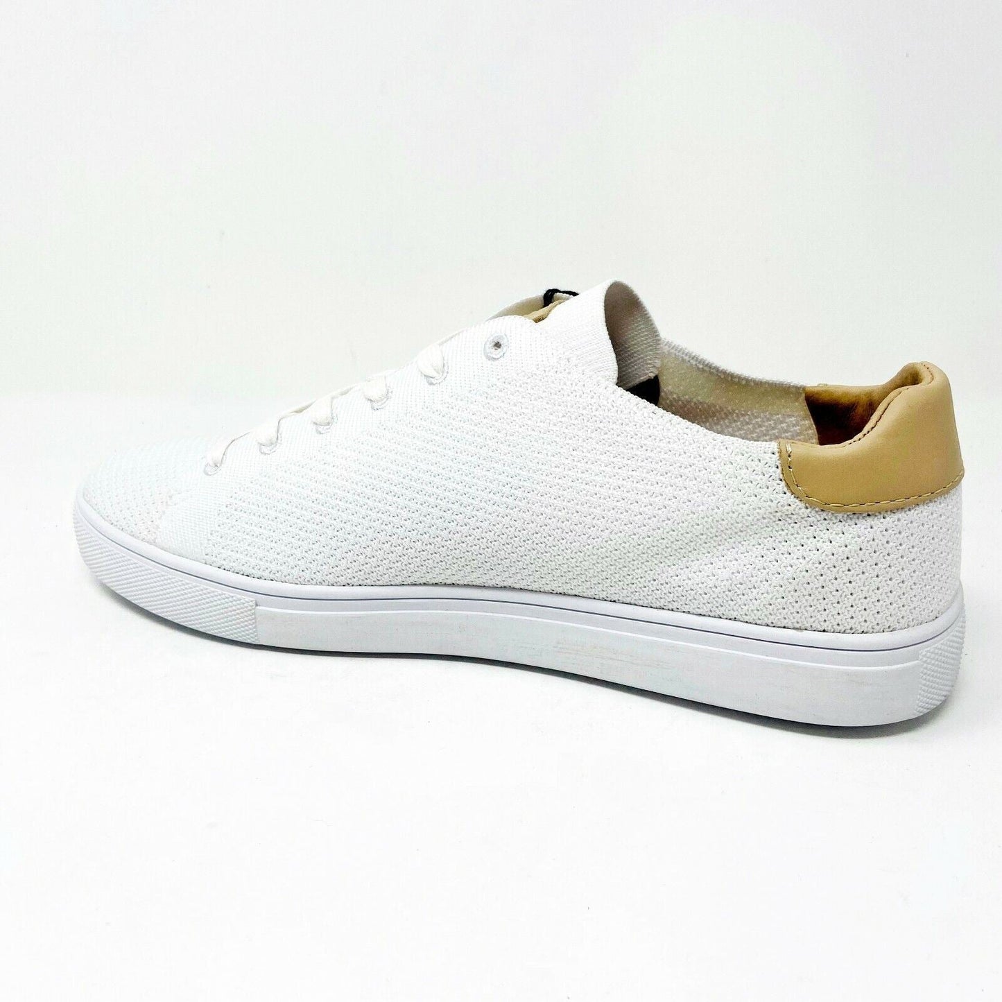 Clae Bradley Knit White Mens Premium Casual Sneakers