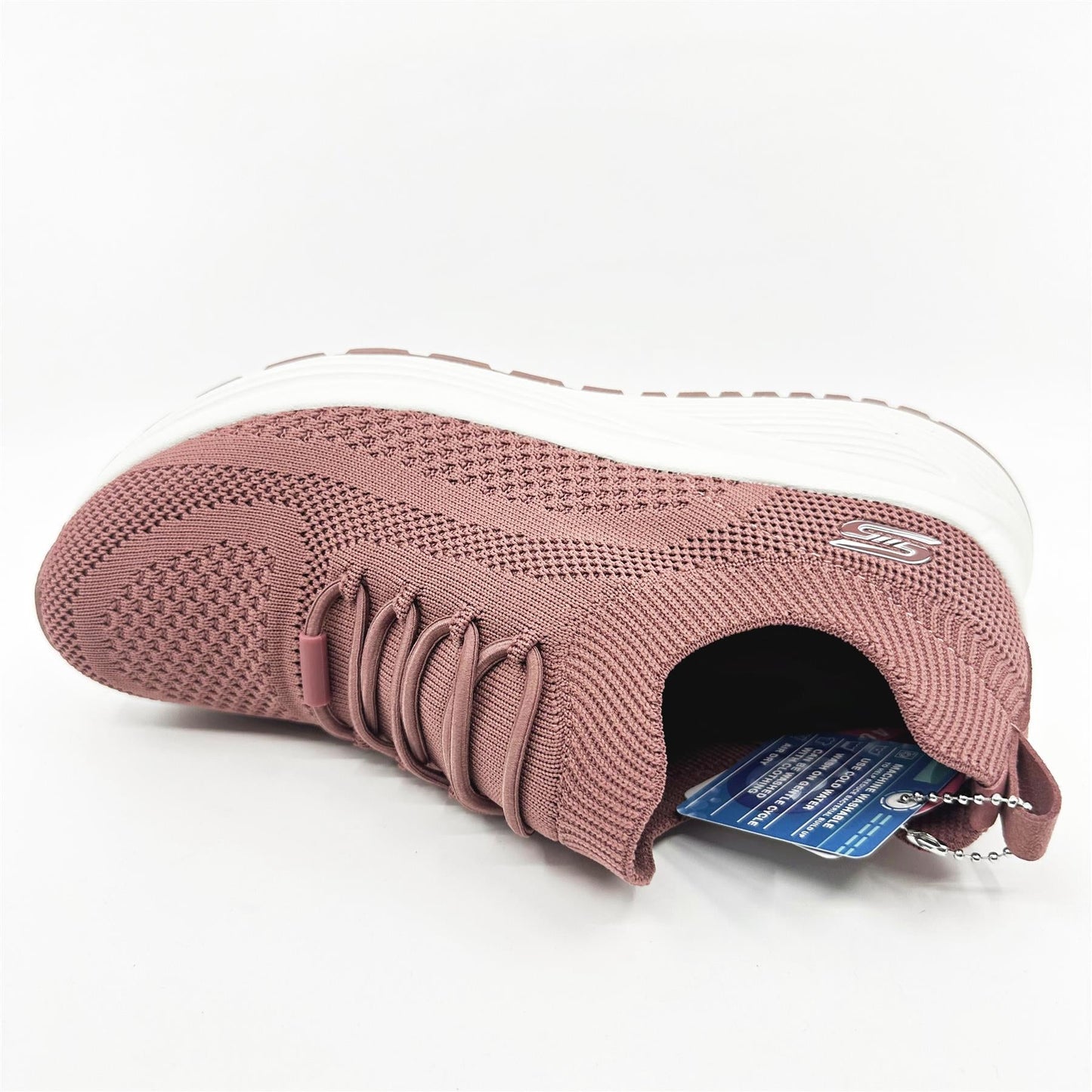 Skechers Bobs Sparrow 2.0 Allegiance Crew Rose Womens  Slip On Sneakers