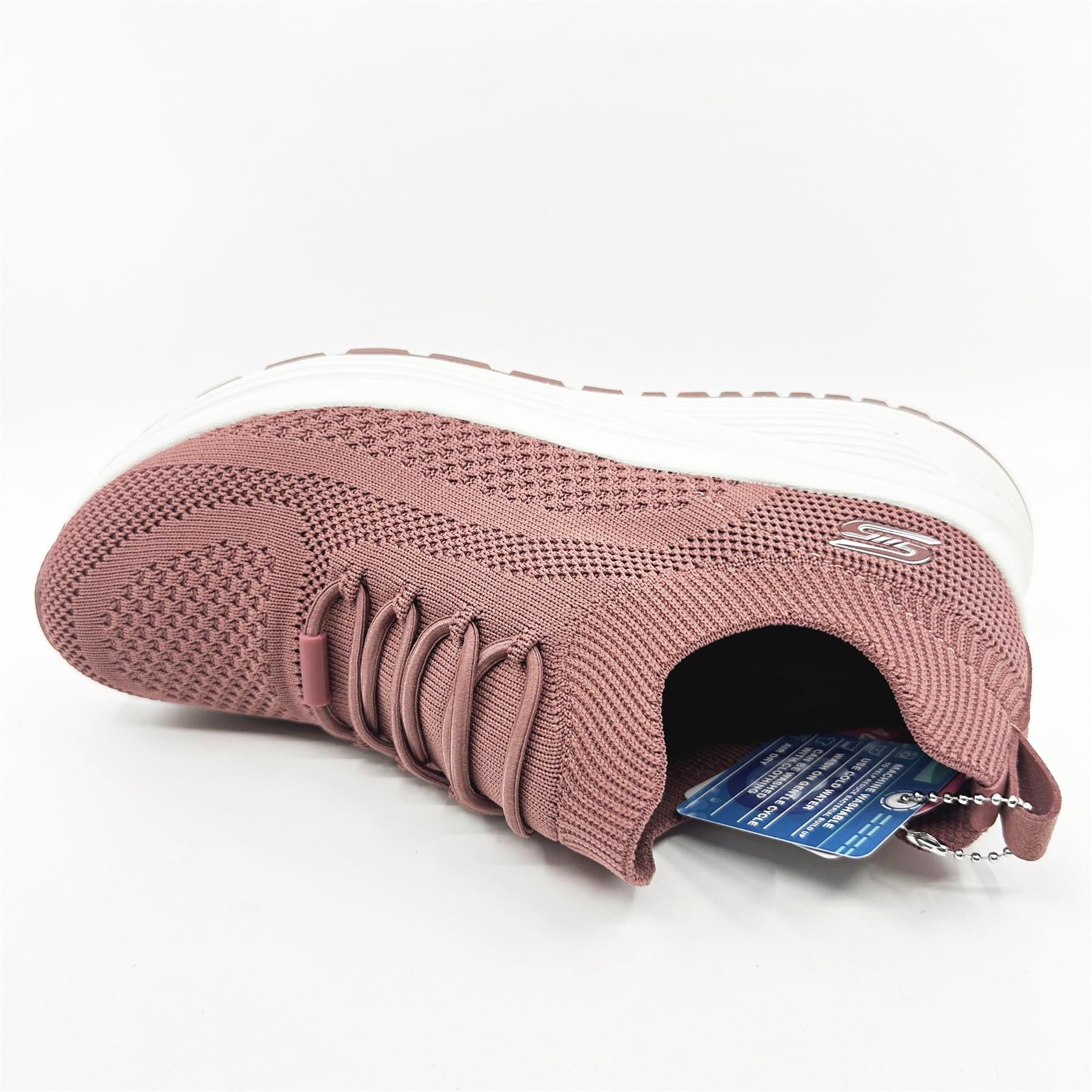 Skechers Bobs Sparrow 2.0 Allegiance Crew Rose Womens  Slip On Sneakers
