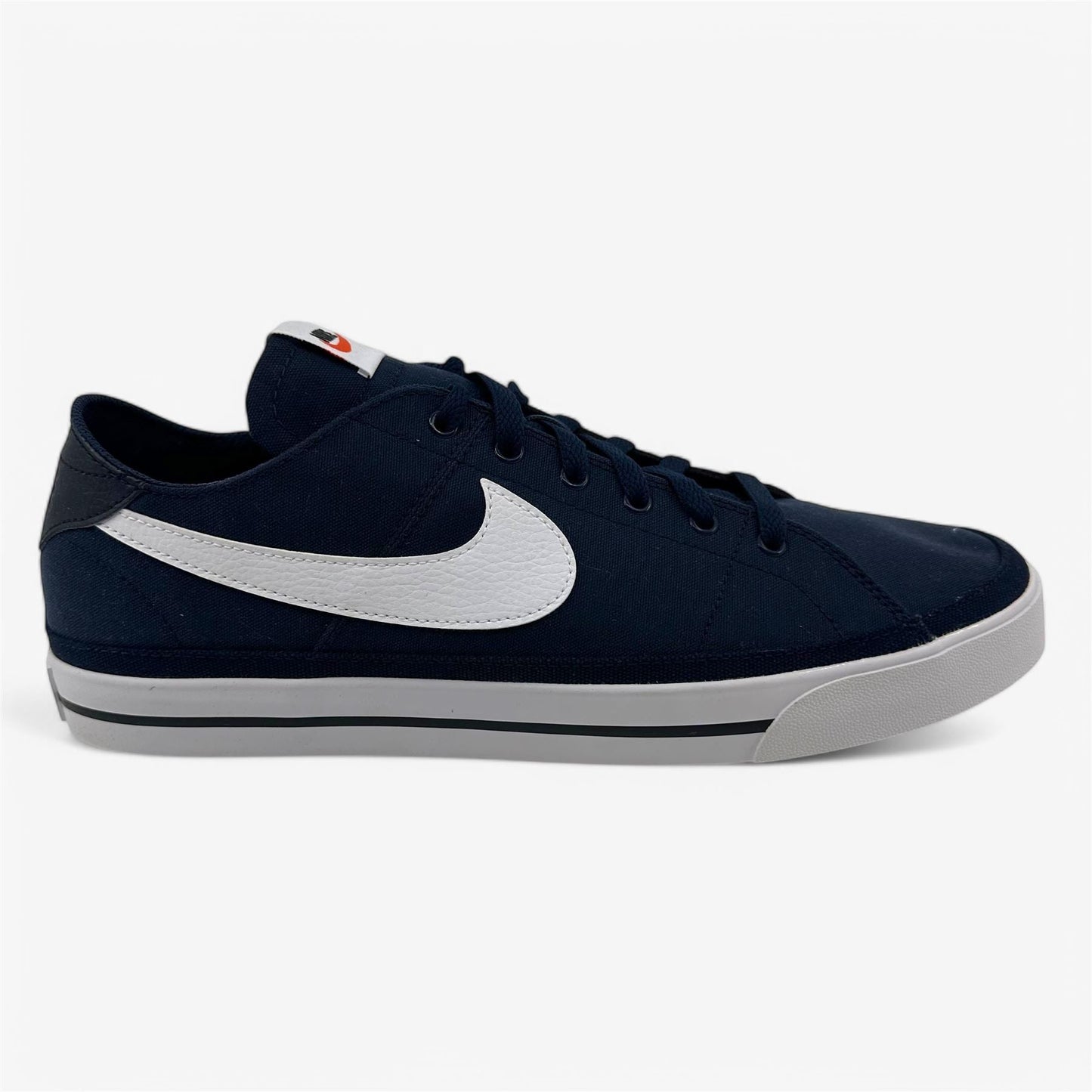 Nike Court Legacy Canvas Obsidian White Black Mens Size 13 Athletic Sneaker
