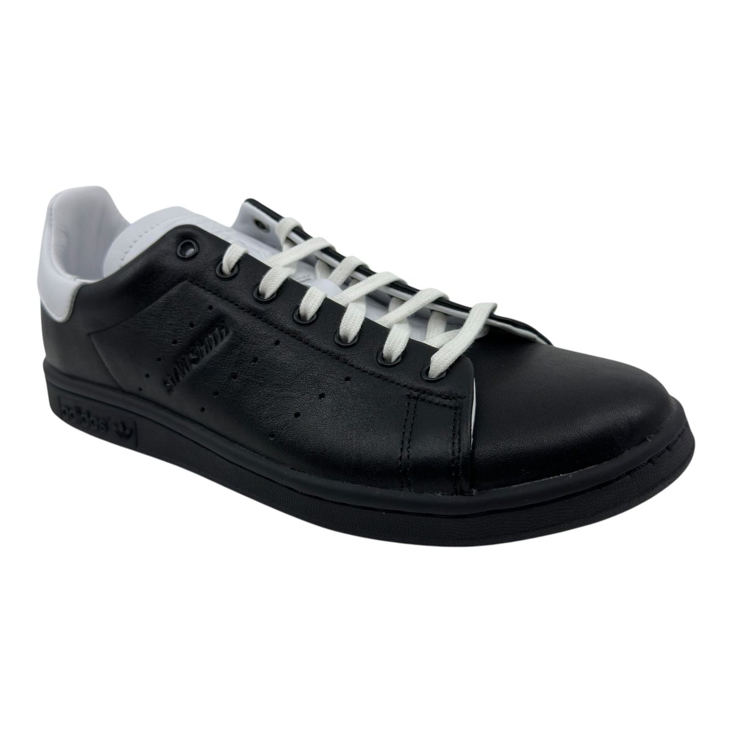 Adidas Stan Smith Lux Core Black Cloud White Mens Athletic Sneaker