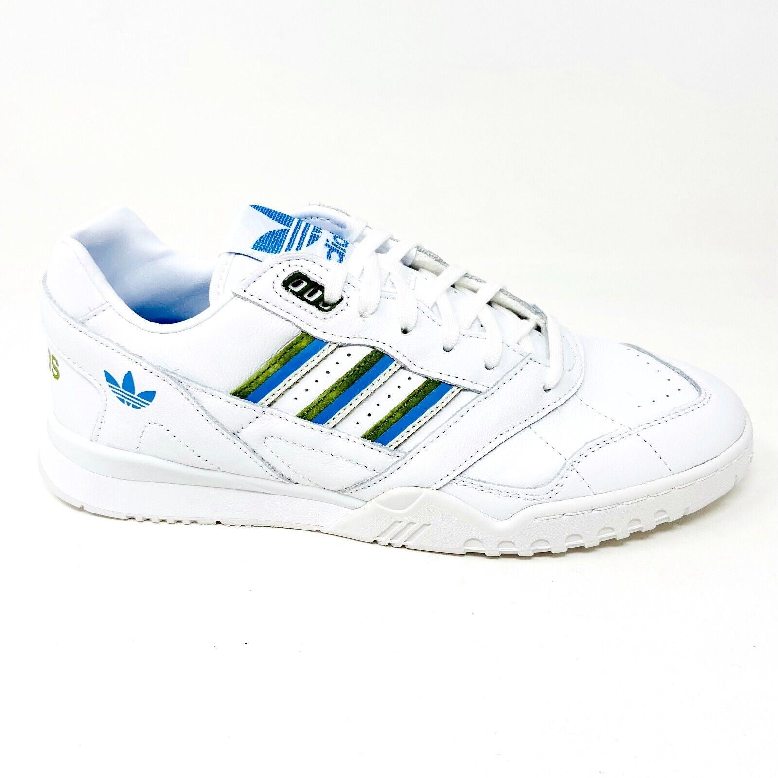 Adidas A.R. Trainer White Blue Green Womens Size 9.5 Tennis Sneakers EE5409