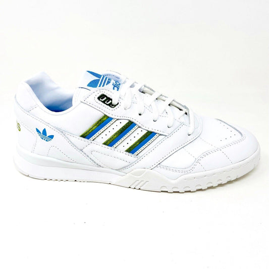 Adidas A.R. Trainer White Blue Green Womens Size 9.5 Tennis Sneakers EE5409