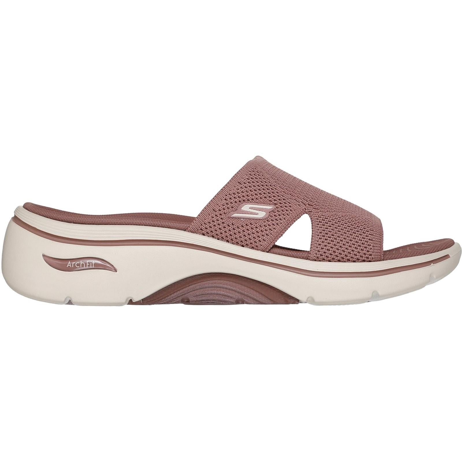 Women's Wide Fit Skechers 140865 Dakota Go Walk Arch Fit 2.0 Sandals