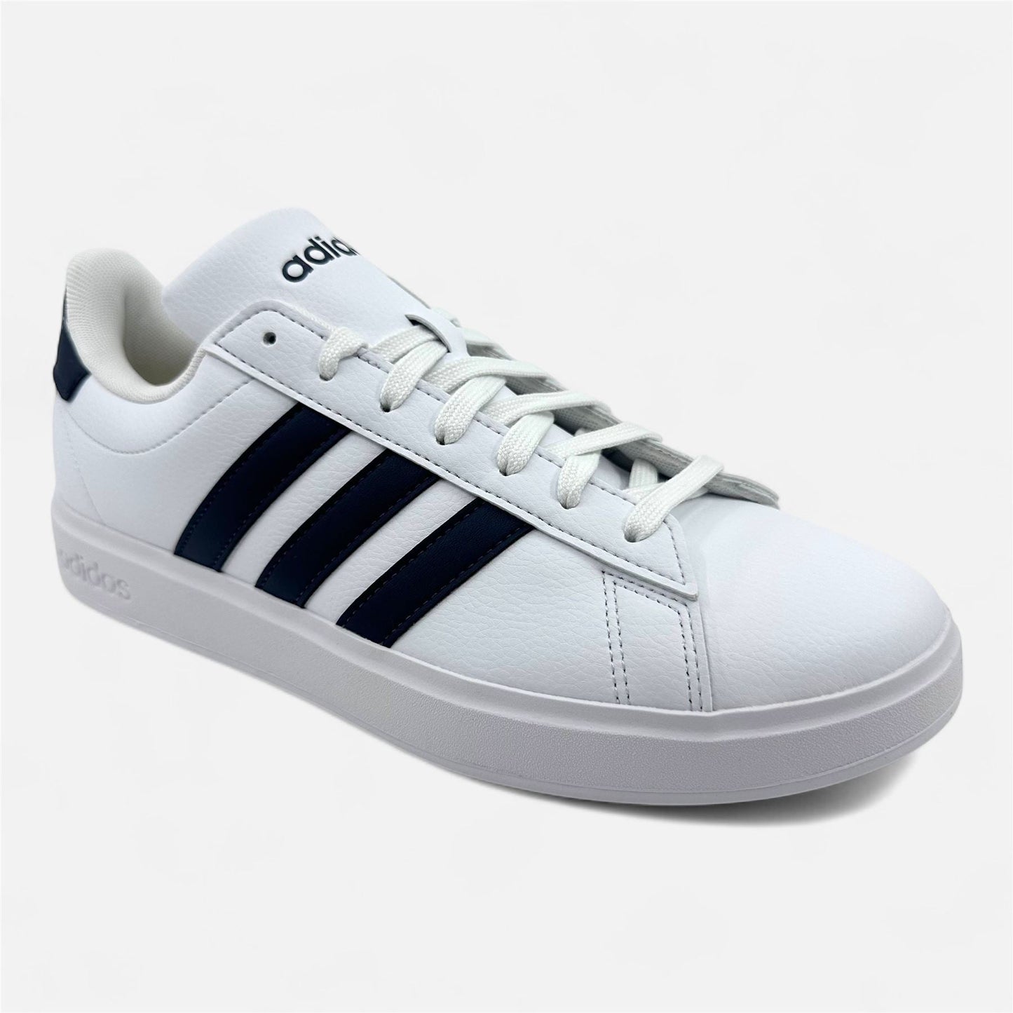 Adidas Grand Court 2.0 White Legend Ink Mens Athletic Sneaker