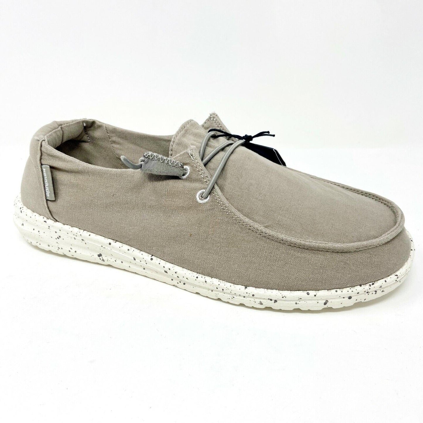 Hey Dude Womens Wendy Grey Slip On Comfort Lightweight Shoes