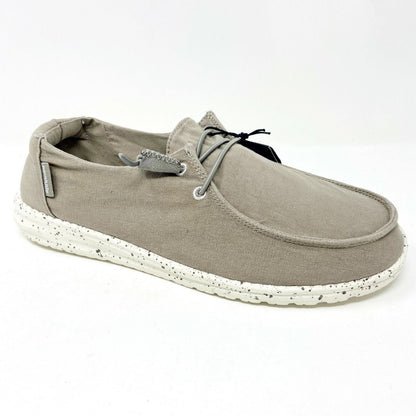 Hey Dude Womens Wendy Grey Slip On Comfort Lightweight Shoes