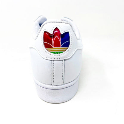 Adidas Originals Superstar Pure Cloud White Mens Inclusivity Sneakers FZ2153