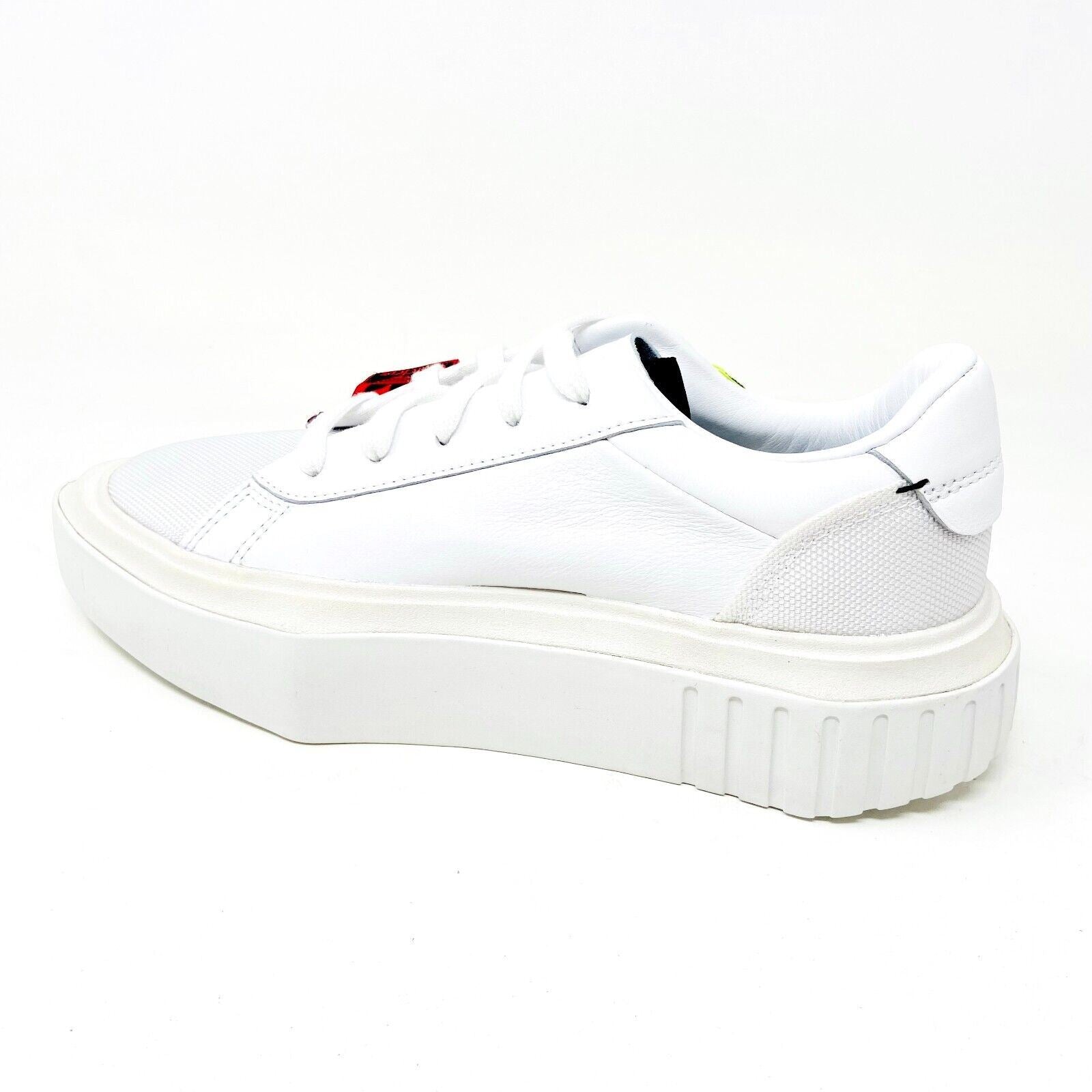 Adidas Hypersleek Olivia LeBlanc White Womens Size 4.5 Platform Sneakers EF6956