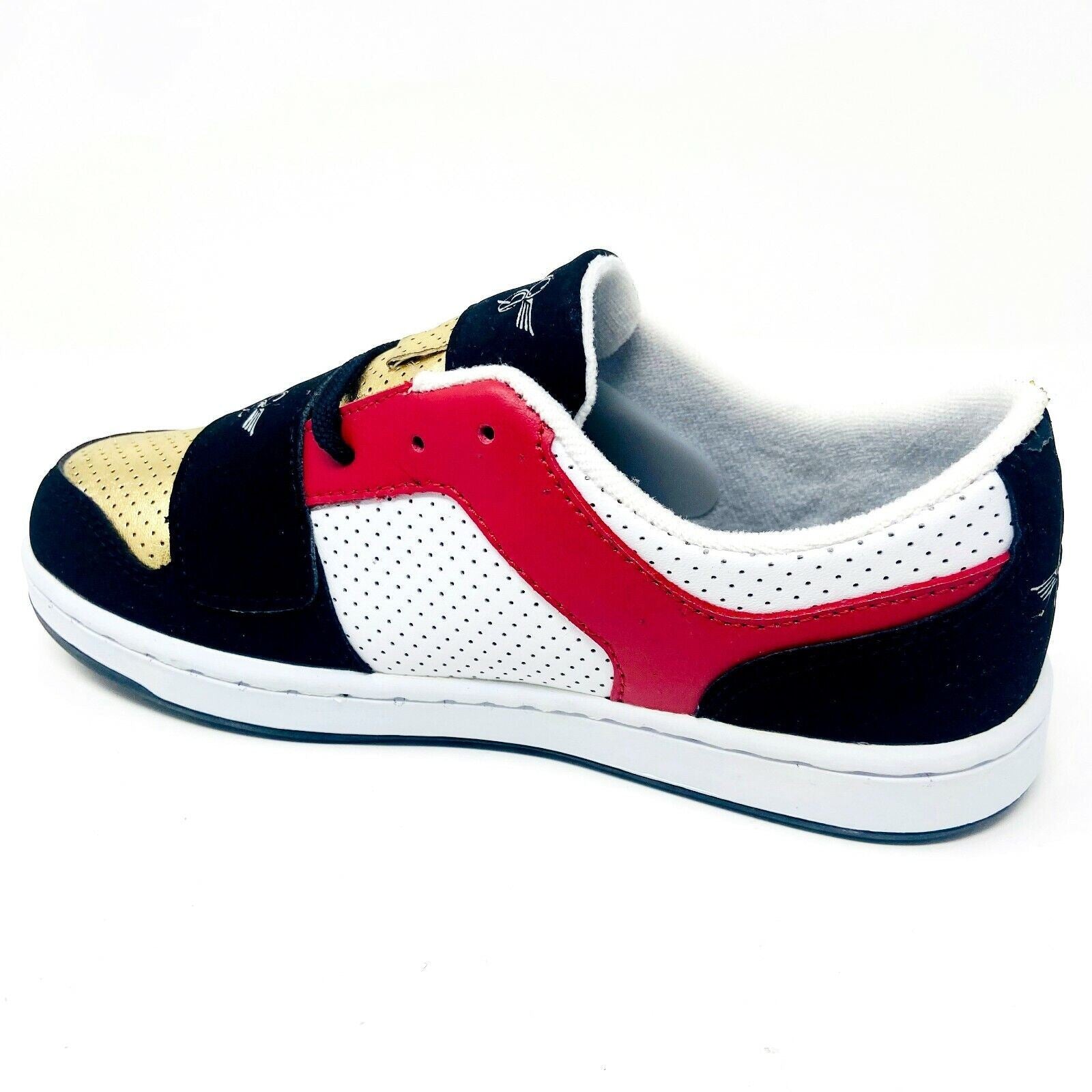 Creative Recreation Cesario Lo White Gold Red Black Youth Kids Sneakers