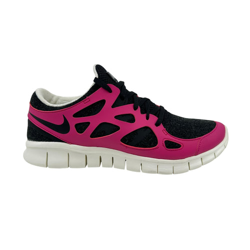 Nike Free Run+ 2 EXT Black Fireberry Womens Athletic Sneaker