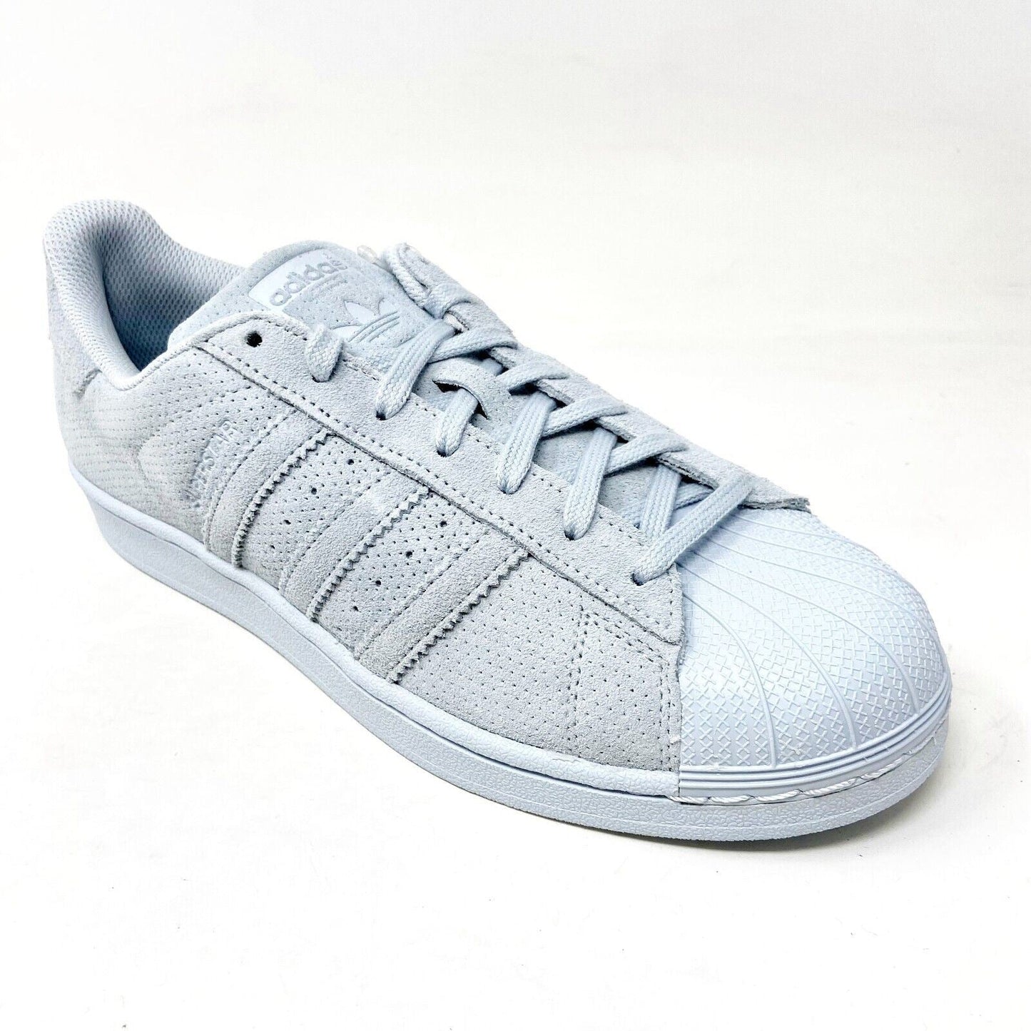 Adidas Originals Superstar RT Mono Halo Blue Mens Suede Casual Sneakers AQ4168