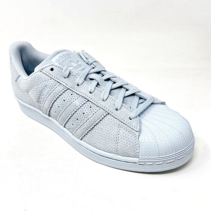 Adidas Originals Superstar RT Mono Halo Blue Mens Suede Casual Sneakers AQ4168