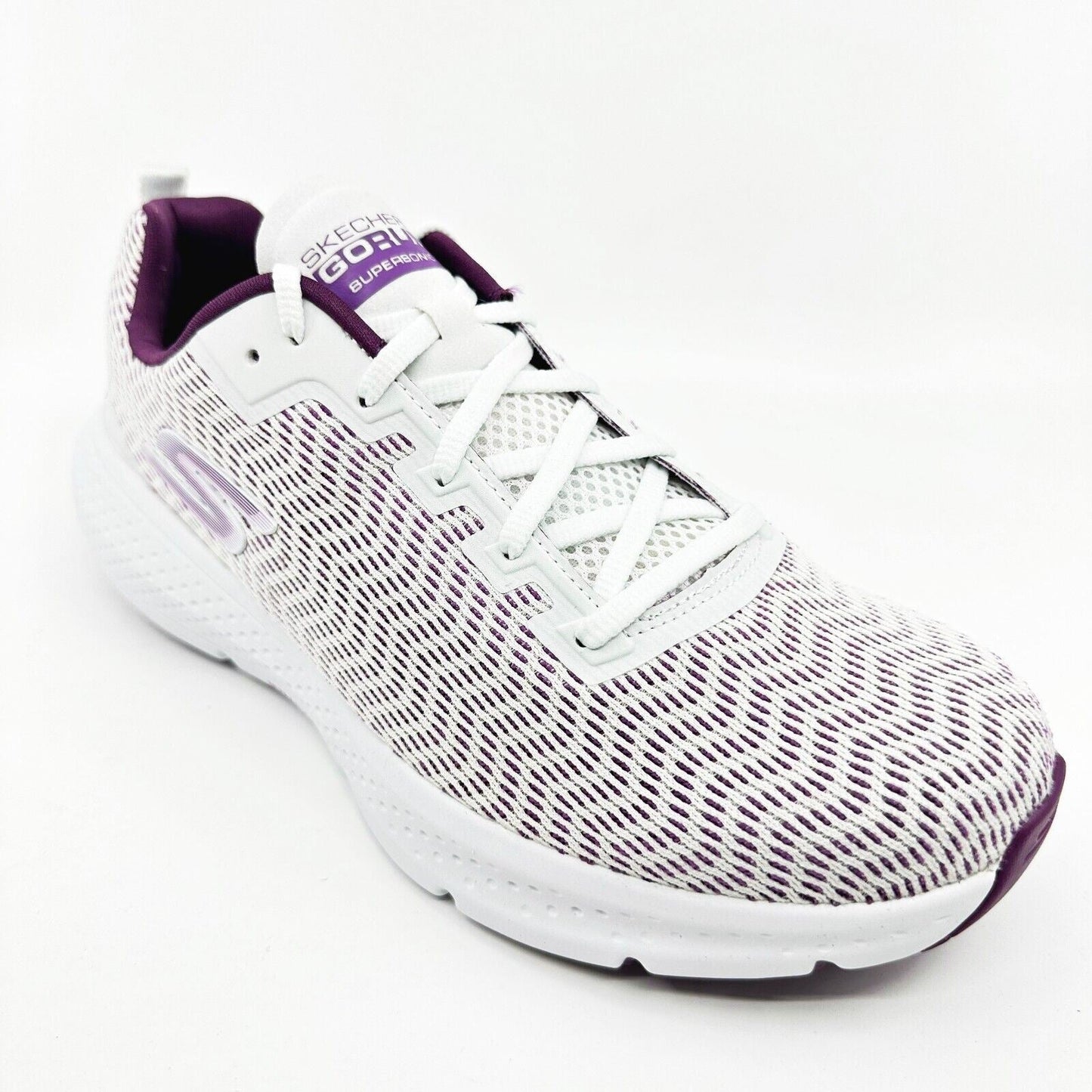 Skechers Go Run Supersonic White Womens Athletic Running Shoes