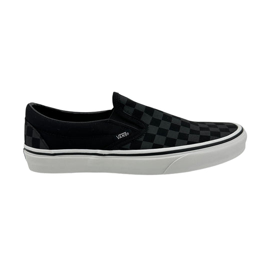 VANS Classic Slip On Checkerboard Black Womens Athletic Sneaker