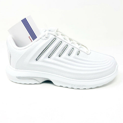 K-Swiss Maxon White Platinum Child Kids Casual Sneakers 5697147