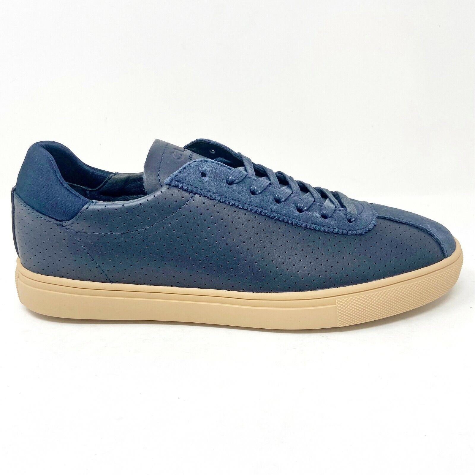 Clae Noah Deep Navy Mens Premium Casual Sneakers