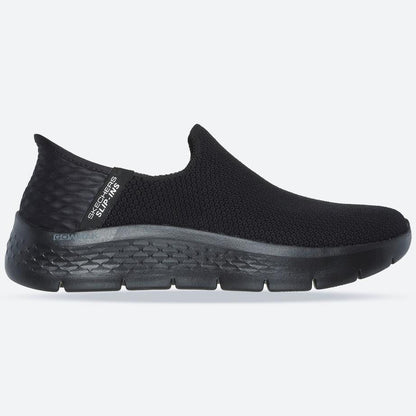 Women's Wide Fit Skechers Slip-ins 124820 Go Walk Flex Sunset Trainers