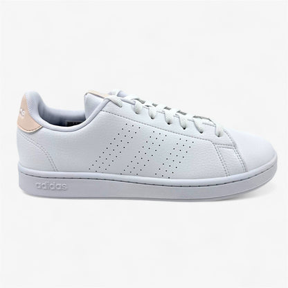 Adidas Advantage White Wonder Quartz Womens Size 9 Athletic Sneaker