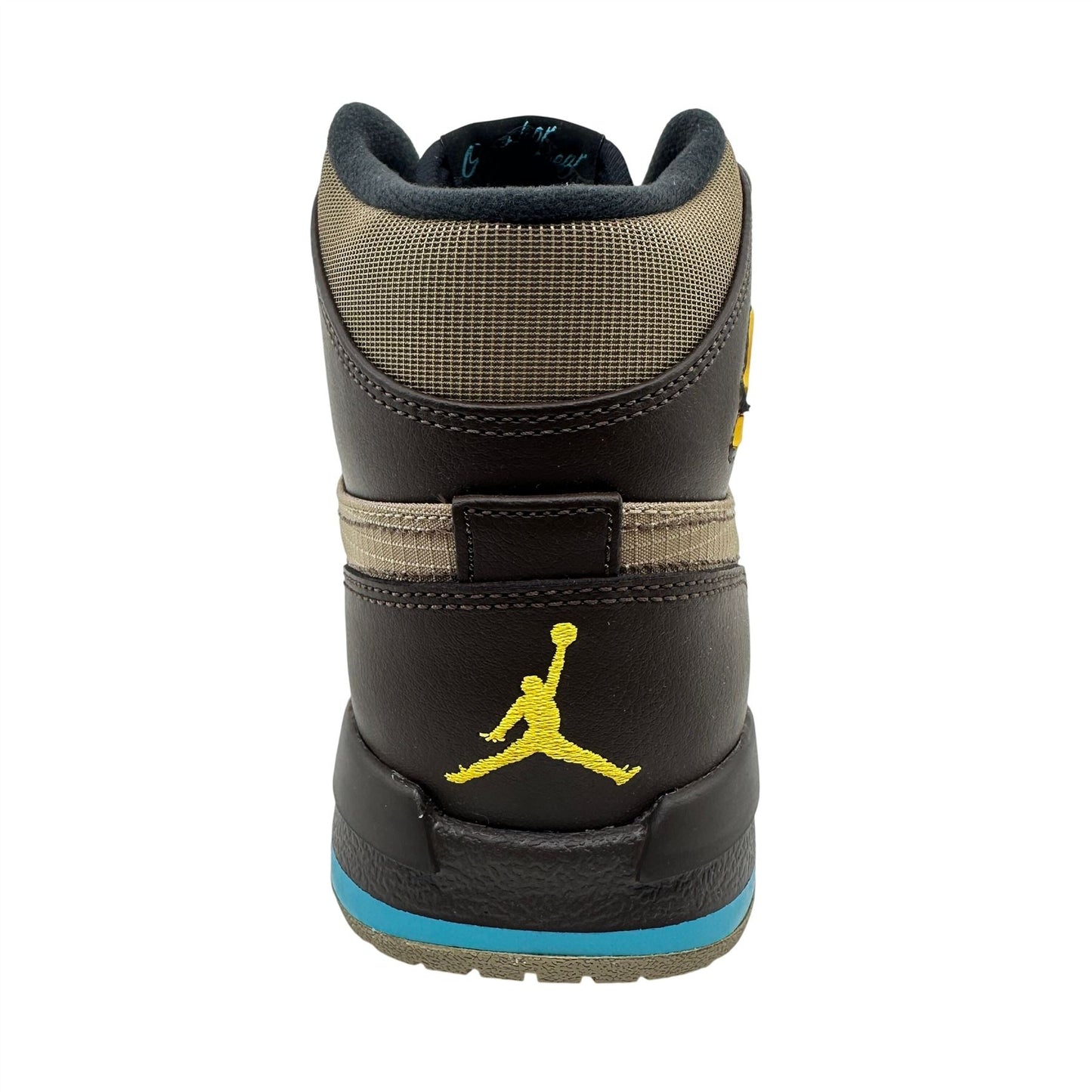 Jordan 1Trek Khaki Maize Brown Mens Athletic Sneaker