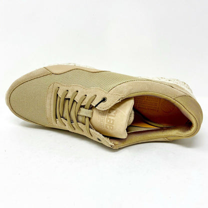 Clae Hoffman Camel Suede Mesh Mens Premium Casual Sneakers