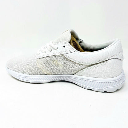 Supra Hammer Run White White Womens Size 7.5 Skateboard Shoes SW55000