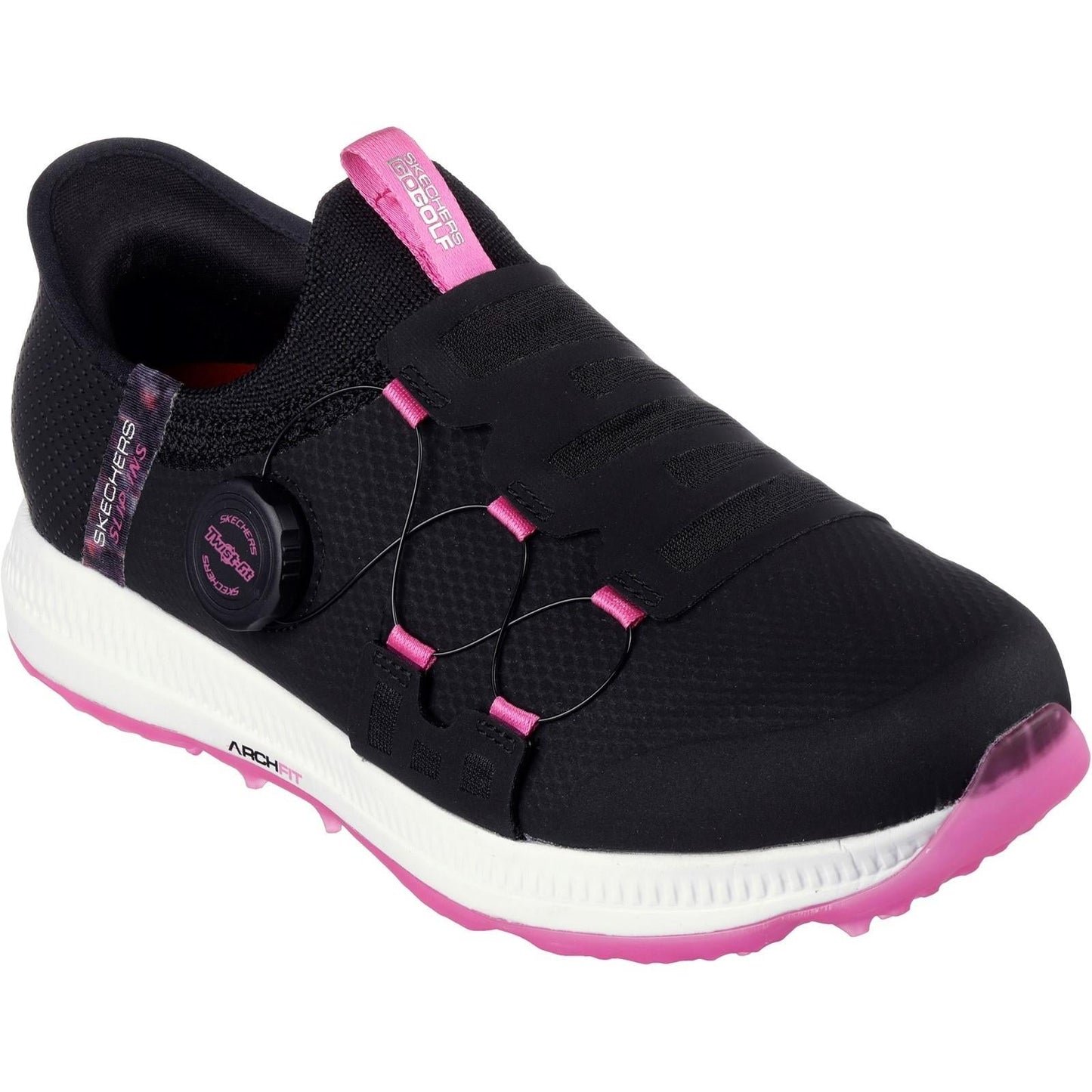 Women's Wide Fit Skechers 123062 Slip-ins Waterproof Go Golf Elite 5 Trainers