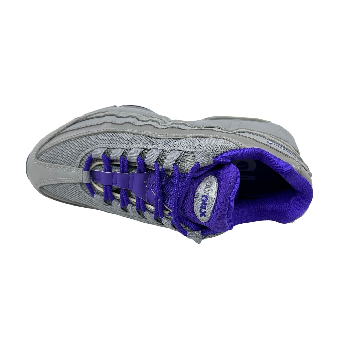Nike Air Max 95 Wolf Grey White Purple Womens Athletic Sneaker