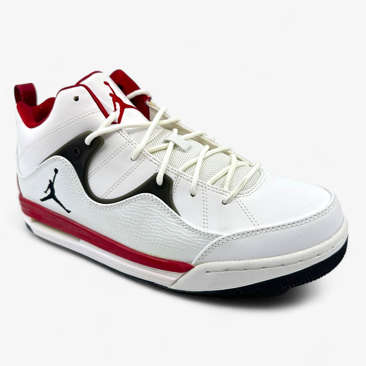 Jordan Flight TR 97 Mid White Black Gym Red Mens Athletic Sneaker